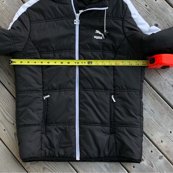 Woman’s Black Puma Winter Puffer Jacket - Picture 3 of 6